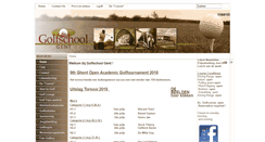 Desktop Screenshot of golfschool-gent.be
